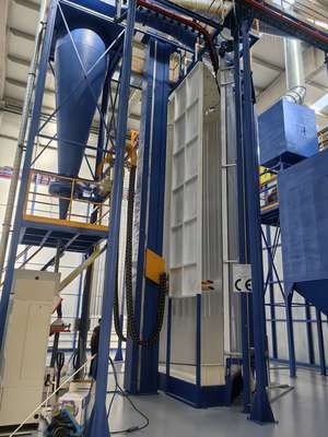 Automatic Vertical Powder Coating Line for Aluminum Profiles