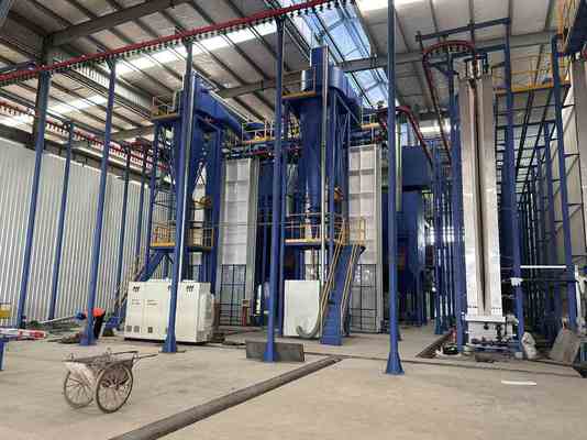 Integrated Furnace   High-performance Vertical Powder Coating Line for Aluminum Profiles