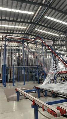 Auto-matic Polishing  for Vertical Powder Coating Line High-performance for Aluminum Profiles
