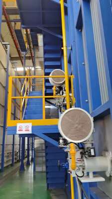 Pre-treatment System Aluminum Profiles Vertical Powder Coating Line