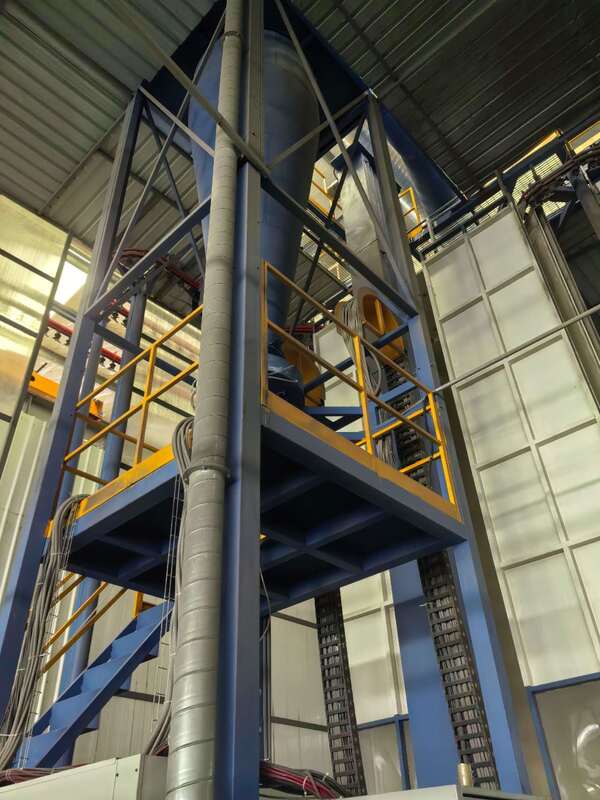 Multiple Heating Resource Aluminum Profiles Vertical Powder Coating Line