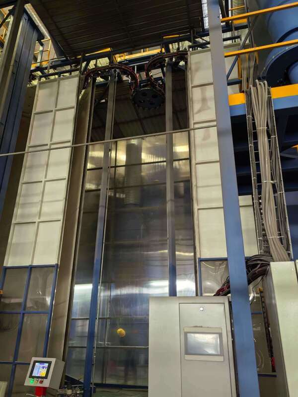 High-performance Recycle System Aluminum Profiles Vertical Powder Coating Line