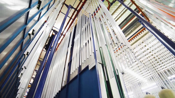 Van het de Nevel Automatische Poeder van het aluminiumprofiel Verticale Bespuitende de Deklaaglijn