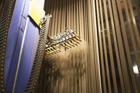 Verticale LPG-poedercoatingslijn oppervlaktebehandeling voor aluminiumprofiel