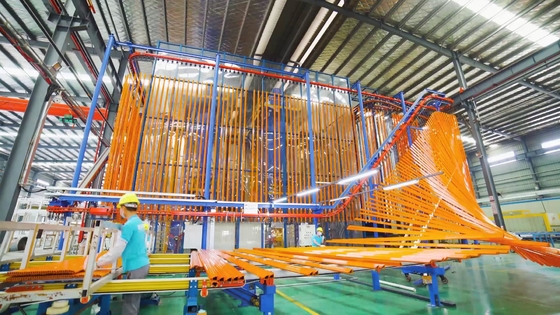 Productielijn voor CE-certificering van poedercoating voor oppervlaktebehandeling van aluminiumprofielen van ABD